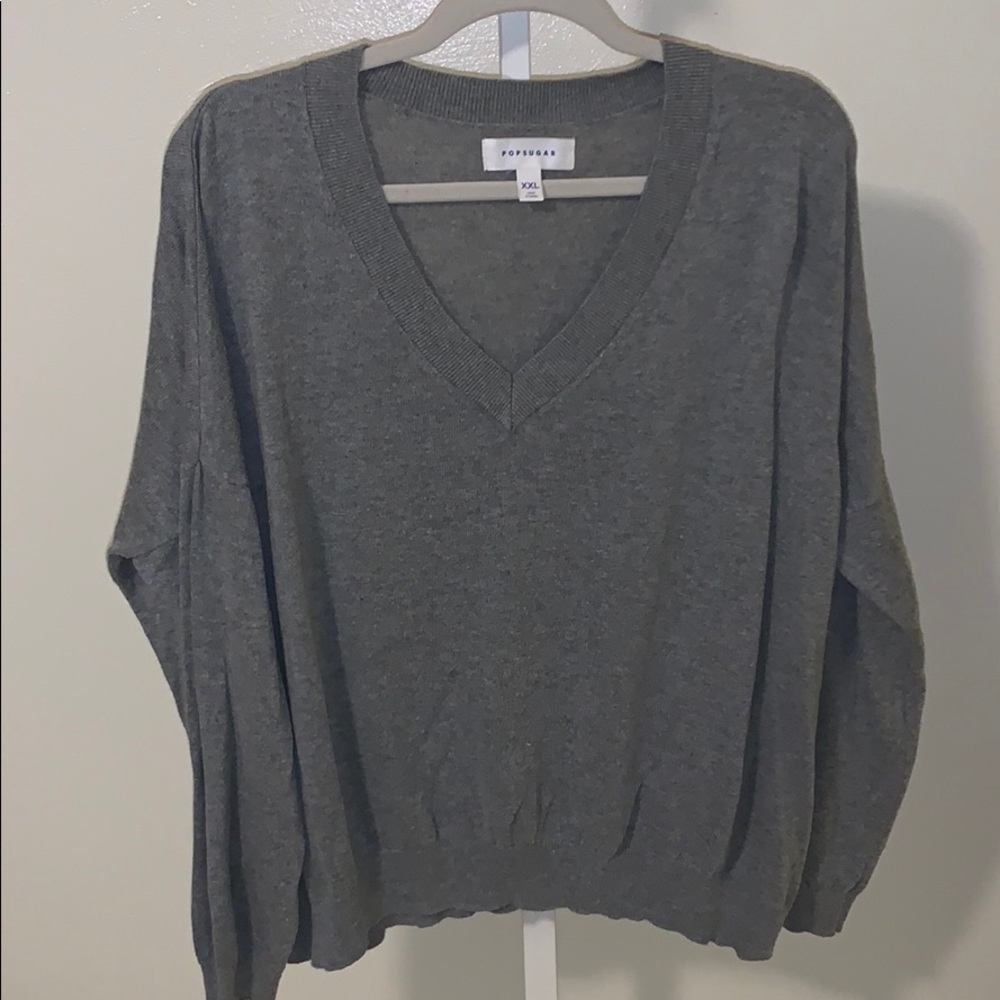 Grey Dolman Sweater